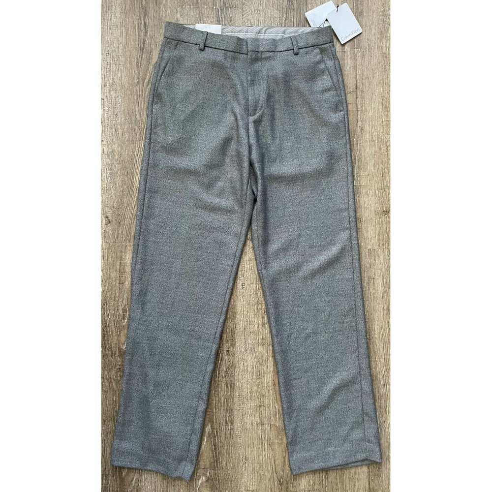 Calvin Klein Men’s Gray Dress Pants